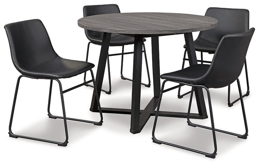 Ashley Express - Centiar Dining Table and 4 Chairs