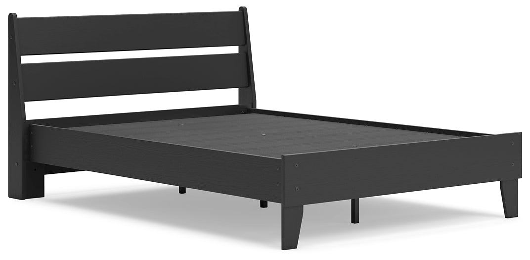 Ashley Express - Socalle Full Panel Platform Bed with Dresser, Chest and 2 Nightstands