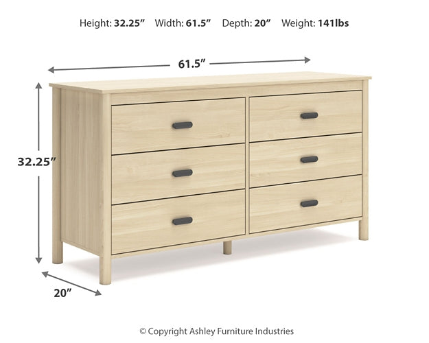 Ashley Express - Cabinella Full Platform Panel Bed with Dresser and Chest