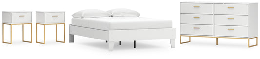 Ashley Express - Socalle Full Platform Bed with Dresser and 2 Nightstands