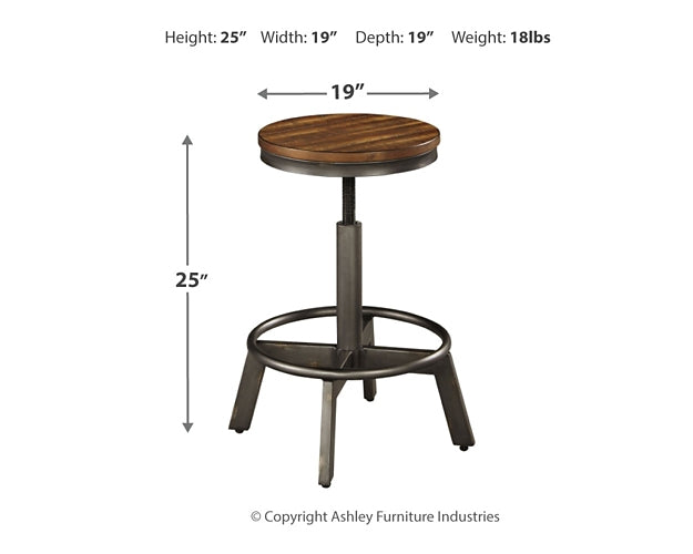 Ashley Express - Torjin Counter Height Dining Table and 4 Barstools