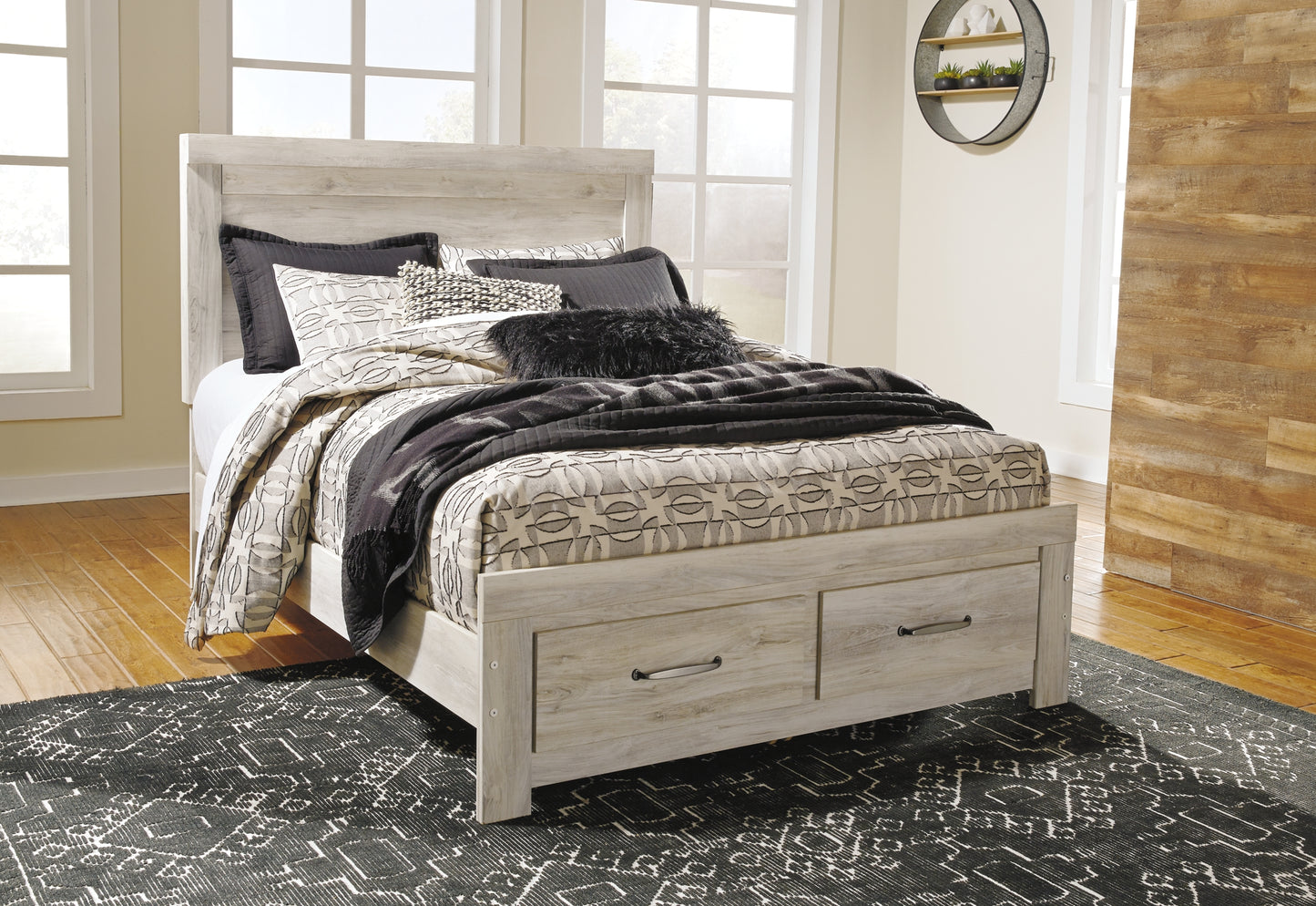 Bellaby  Platform Bed With 2 Storage Drawers With Dresser