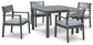 Ashley Express - Eden Town Outdoor Dining Table and 4 Chairs