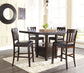 Ashley Express - Haddigan Counter Height Dining Table and 4 Barstools