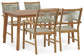 Ashley Express - Janiyah Outdoor Dining Table and 4 Chairs