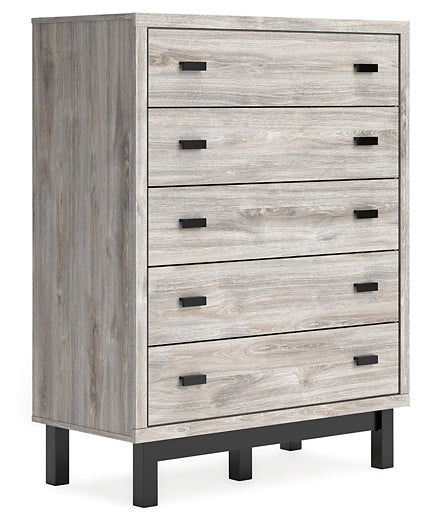 Vessalli Five Drawer Wide Chest